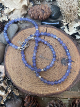 Load image into Gallery viewer, SALE Petite Faceted Tanzanite Short Necklace