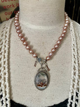 Load image into Gallery viewer, High End Pink Edison Pearls Sterling Lobster Necklace