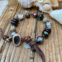Load image into Gallery viewer, Beach Collection Abalone button Bracelet