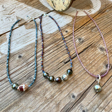 Load image into Gallery viewer, Rubies Sapphires Tahitian Pearl Luxe Necklace