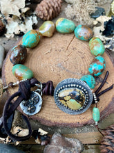 Load image into Gallery viewer, Turquoise Nuggets, Custom Turquoise Button Bracelet