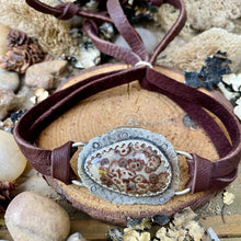 Load image into Gallery viewer, SALE Artisan Jasper Unisex Leather bracelet