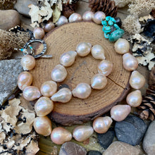 Load image into Gallery viewer, Quality Teardrop Edison Pearls High end Turquoise Necklace