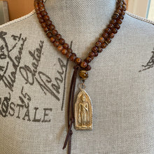 Load image into Gallery viewer, SALE Long or short Tibetan Agate Custom Buddha Pearl Beaded Necklace