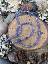 Load image into Gallery viewer, SALE Petite Faceted Tanzanite Short Necklace