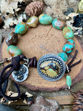 Load image into Gallery viewer, Turquoise Nuggets, Custom Turquoise Button Bracelet