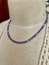 Load image into Gallery viewer, SALE Petite Faceted Tanzanite Short Necklace