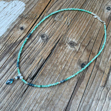 Load image into Gallery viewer, SALE Jadeite Kyanite London Blue Topaz Short Necklace