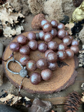 Load image into Gallery viewer, SALE Rare Large Pink Dragon scale Edison Pearl Pave Diamond Necklace