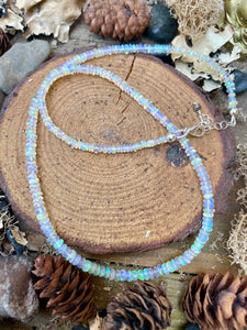 Ethiopian Opal Graduated Short Necklace