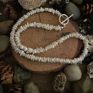 Petite Keshi Pearl necklace