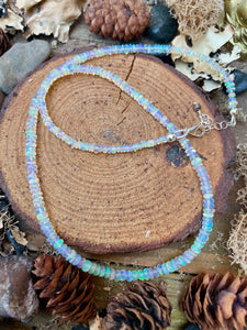 Ethiopian Opal Graduated Short Necklace