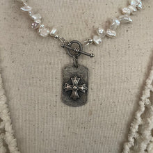 Load image into Gallery viewer, Freshwater Keshi Pearl Sterling Silver Necklace
