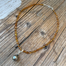 Load image into Gallery viewer, High End Citrine Ovals Beaded Short Necklace

