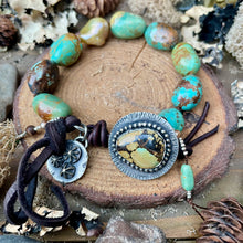 Load image into Gallery viewer, Turquoise Nuggets, Custom Turquoise Button Bracelet
