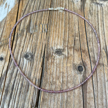 Load image into Gallery viewer, Rare Malaya Garnet Faceted Beaded Short Necklace
