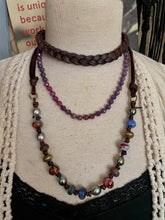 Load image into Gallery viewer, Ruby Beaded Short Necklace
