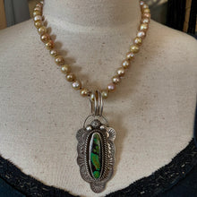 Load image into Gallery viewer, Luminous Rustic Golden Edison Pearl Necklace
