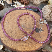 Load image into Gallery viewer, SALE Pink Tourmaline Pink Amethyst Short Necklace
