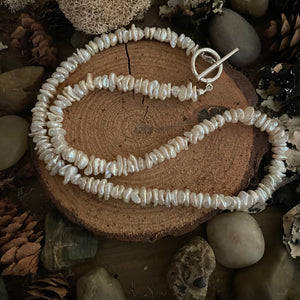 Petite Keshi Pearl necklace