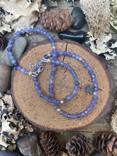 Load image into Gallery viewer, Petite Faceted Tanzanite Short Necklace
