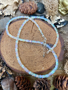 Ethiopian Opal Graduated Short Necklace