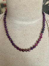 Load image into Gallery viewer, Ruby Beaded Short Necklace
