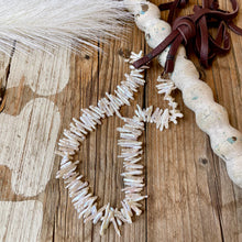 Load image into Gallery viewer, Long or short White Freshwater Stick Pearl Leather Necklace
