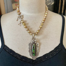 Load image into Gallery viewer, Luminous Rustic Golden Edison Pearl Necklace
